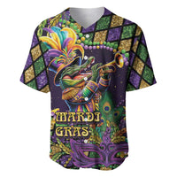 Mardi Gras Alligator Baseball Jersey Let the Gator Jazz Roll - Wonder Print Shop