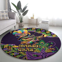 Mardi Gras Alligator Round Carpet Let the Gator Jazz Roll - Wonder Print Shop