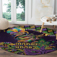 Mardi Gras Alligator Round Carpet Let the Gator Jazz Roll - Wonder Print Shop