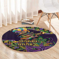 Mardi Gras Alligator Round Carpet Let the Gator Jazz Roll - Wonder Print Shop