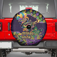 Mardi Gras Alligator Spare Tire Cover Let the Gator Jazz Roll - Wonder Print Shop