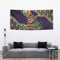Mardi Gras Alligator Tapestry Let the Gator Jazz Roll - Wonder Print Shop