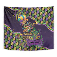 Mardi Gras Alligator Tapestry Let the Gator Jazz Roll - Wonder Print Shop