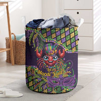 Mardi Gras Crawfish Laundry Basket Let's Mardi Y'all - Wonder Print Shop