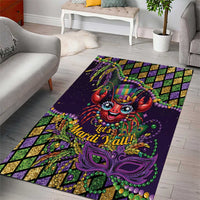 Mardi Gras Crawfish Area Rug Let's Mardi Y'all - Wonder Print Shop