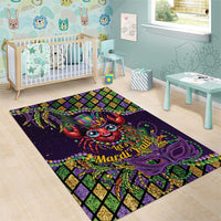 Mardi Gras Crawfish Area Rug Let's Mardi Y'all - Wonder Print Shop