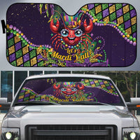 Mardi Gras Crawfish Auto Sun Shade Let's Mardi Y'all - Wonder Print Shop