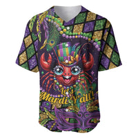 Mardi Gras Crawfish Baseball Jersey Let's Mardi Y'all - Wonder Print Shop