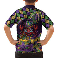 Mardi Gras Crawfish Hawaiian Shirt Let's Mardi Y'all - Wonder Print Shop