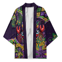 Mardi Gras Crawfish Kimono Let's Mardi Y'all - Wonder Print Shop