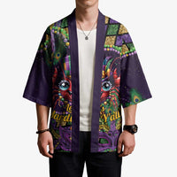 Mardi Gras Crawfish Kimono Let's Mardi Y'all - Wonder Print Shop