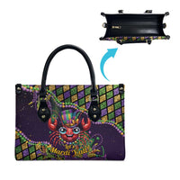 Mardi Gras Crawfish Leather Bag Let's Mardi Y'all - Wonder Print Shop