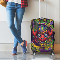 Mardi Gras Crawfish Luggage Cover Let's Mardi Y'all - Wonder Print Shop