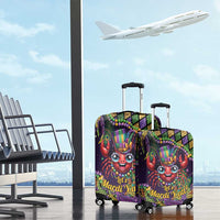 Mardi Gras Crawfish Luggage Cover Let's Mardi Y'all - Wonder Print Shop