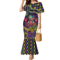 Mardi Gras Crawfish Mermaid Dress Let's Mardi Y'all - Wonder Print Shop