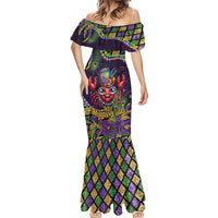 Mardi Gras Crawfish Mermaid Dress Let's Mardi Y'all - Wonder Print Shop