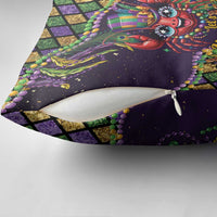 Mardi Gras Crawfish Pillow Cover Let's Mardi Y'all - Wonder Print Shop