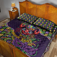 Mardi Gras Crawfish Quilt Bed Set Let's Mardi Y'all - Wonder Print Shop