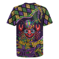 Mardi Gras Crawfish Rugby Jersey Let's Mardi Y'all - Wonder Print Shop