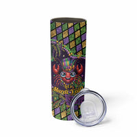 Mardi Gras Crawfish Skinny Tumbler Let's Mardi Y'all - Wonder Print Shop