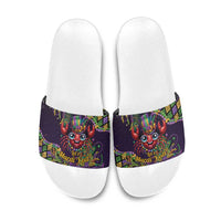 Mardi Gras Crawfish Slide Sandals Let's Mardi Y'all - Wonder Print Shop