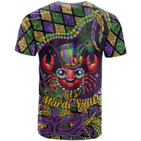 Mardi Gras Crawfish T Shirt Let's Mardi Y'all - Wonder Print Shop