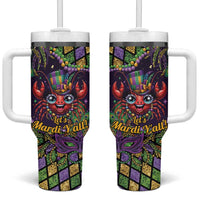 Mardi Gras Crawfish Tumbler With Handle Let's Mardi Y'all - Wonder Print Shop