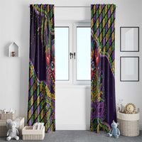 Mardi Gras Crawfish Window Curtain Let's Mardi Y'all - Wonder Print Shop
