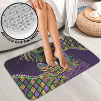 Mardi Gras Pelican Bathroom Set Crowned Feathers Carnival Reign - Wonder Print Shop