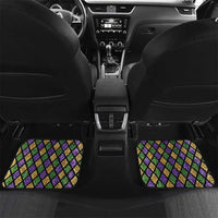 Mardi Gras Pelican Car Mats Crowned Feathers Carnival Reign - Wonder Print Shop
