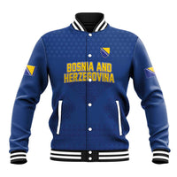 Custom Bosnia and Herzegovina Football 2026 Baseball Jacket Zmijanje Embroidery Pride