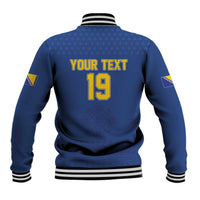 Custom Bosnia and Herzegovina Football 2026 Baseball Jacket Zmijanje Embroidery Pride