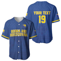 Custom Bosnia and Herzegovina Football 2026 Baseball Jersey Zmijanje Embroidery Pride