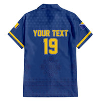 Custom Bosnia and Herzegovina Football 2026 Hawaiian Shirt Zmijanje Embroidery Pride