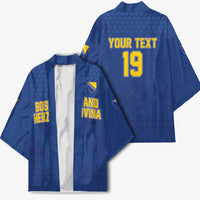 Custom Bosnia and Herzegovina Football 2026 Kimono Zmijanje Embroidery Pride