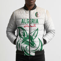 Custom World Football 2026 Algeria Bomber Puffer Jacket Les Fennecs Desert Fox Pride