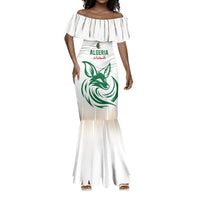 Custom World Football 2026 Algeria Mermaid Dress Les Fennecs Desert Fox Pride