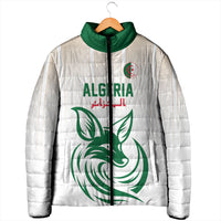 Custom World Football 2026 Algeria Padded Jacket Les Fennecs Desert Fox Pride