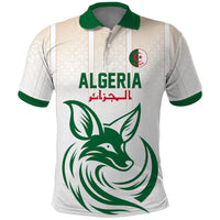 Custom World Football 2026 Algeria Polo Shirt Les Fennecs Desert Fox Pride