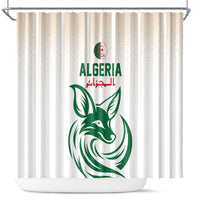 World Football 2026 Algeria Shower Curtain Les Fennecs Desert Fox Pride