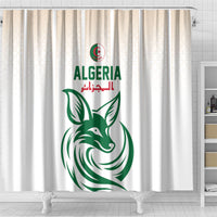 World Football 2026 Algeria Shower Curtain Les Fennecs Desert Fox Pride