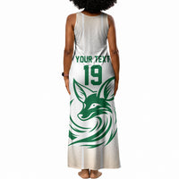 Custom World Football 2026 Algeria Tank Maxi Dress Les Fennecs Desert Fox Pride