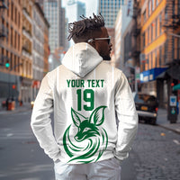 Custom World Football 2026 Algeria Zip Hoodie Les Fennecs Desert Fox Pride