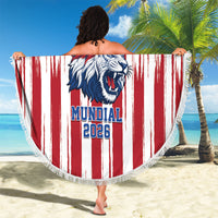 Paraguay Football Mundial 2026 Beach Blanket Lion Vencer O Morir Supporter
