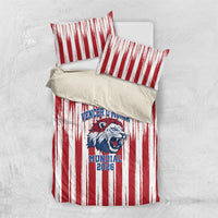 Paraguay Football Mundial 2026 Bedding Set Lion Vencer O Morir Supporter