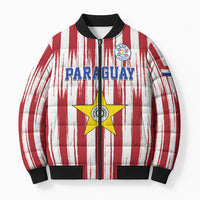 Paraguay Football Mundial 2026 Bomber Puffer Jacket Lion Vencer O Morir Supporter