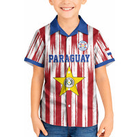 Paraguay Football Mundial 2026 Kid Hawaiian Shirt Lion Vencer O Morir Supporter