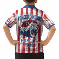 Paraguay Football Mundial 2026 Kid Hawaiian Shirt Lion Vencer O Morir Supporter