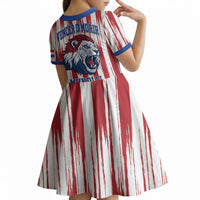 Paraguay Football Mundial 2026 Kid Short Sleeve Dress Lion Vencer O Morir Supporter