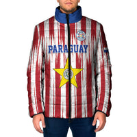Paraguay Football Mundial 2026 Padded Jacket Lion Vencer O Morir Supporter